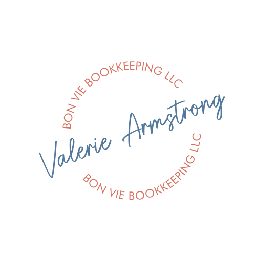 Logo for Valerie Armstrong Bon Vie Bookkeeping LLC